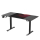 Biurko gamingowe Ultradesk LEVEL V2 (Czarno-Czerwone) (elektryczna regulacja) UDESK-LVA-RB